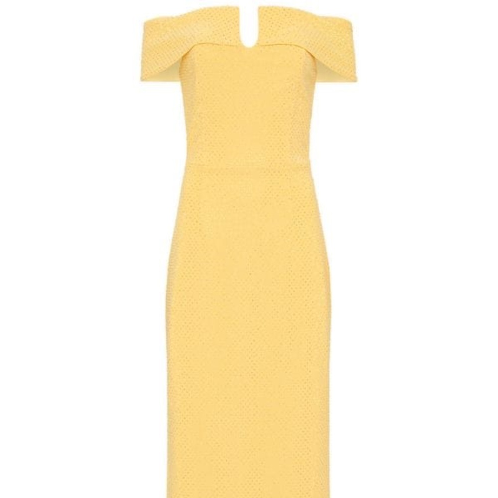 Rebecca Vallance
Lumiere off-shoulder midi dress